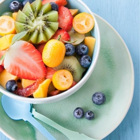 Colorful smoothie